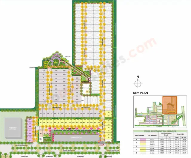 Godrej Retreat Plots Faridabad - Typical Plan
