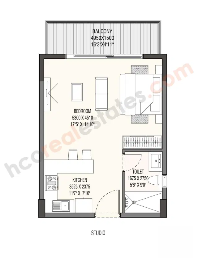 Godrej The Suites Greater Noida - Studio Apartments