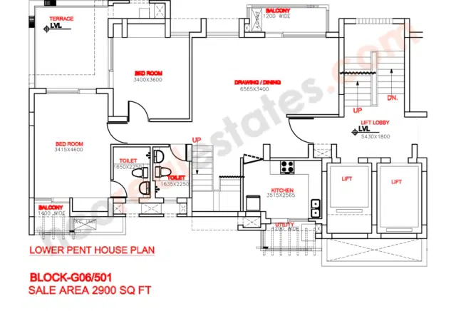 Hero Haridwar Greens - Penthouse Plan