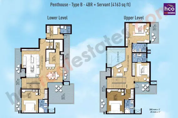 Hero Homes Ludhiana - 4 BHK Plan
