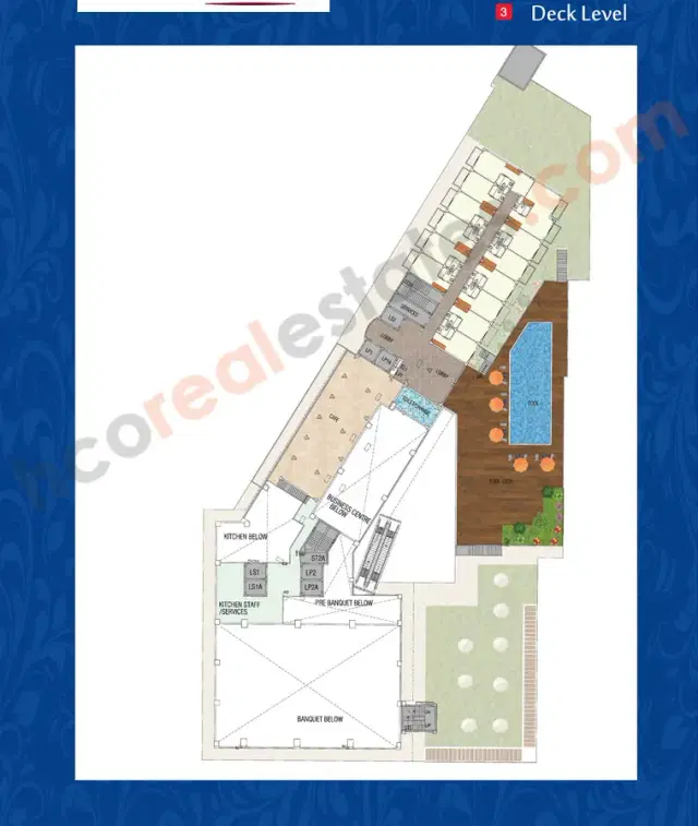 KPDK Best Western Townsuites Gurgaon - 1 BHK Plan