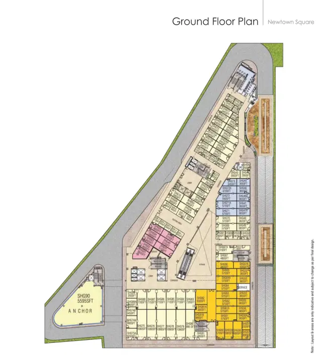 KPDK Newtown Square Gurgaon - Ground Floor