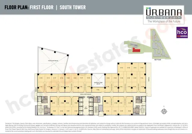 M3M Urbana Business Park Gurgaon - First Floor