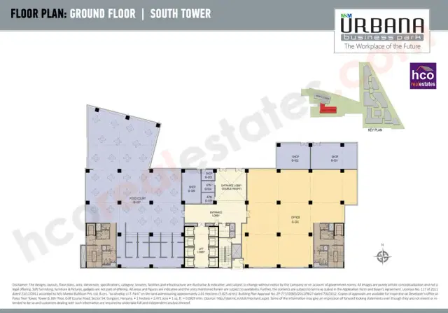 M3M Urbana Business Park Gurgaon - Ground Floor