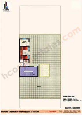 Mapsko Casa Bella Gurgaon - 5 BHK Plan