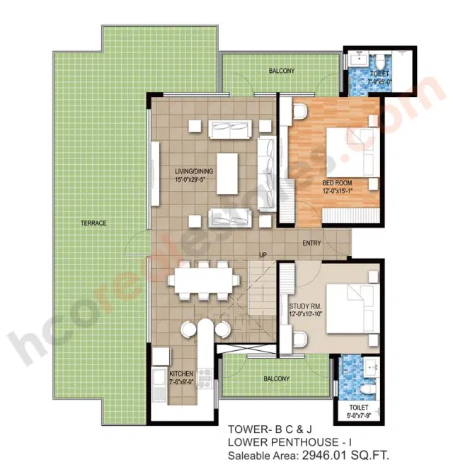 Raheja Maheshwara Sohna - Lower level