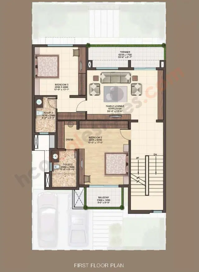 Sobha International City Phase 1 Gurgaon - 4 BHK Plan