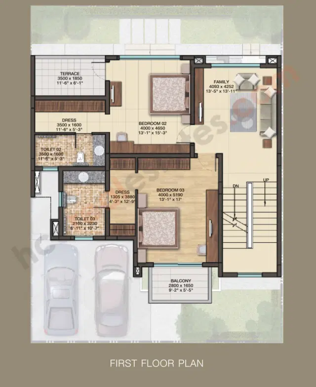 Sobha International City Phase 2 Gurgaon - 4 BHK Plan