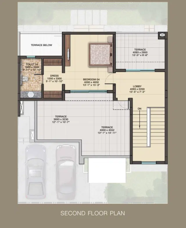 Sobha International City Phase 2 Gurgaon - 4 BHK Plan