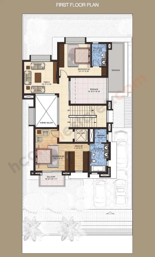 Sobha International City Phase 2 Gurgaon - 5 BHK Plan