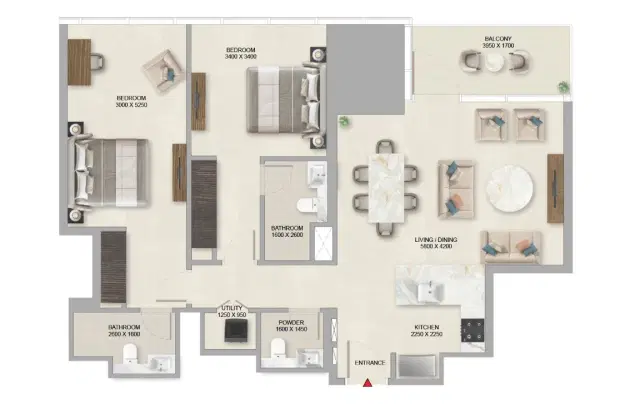 2 Bedroom