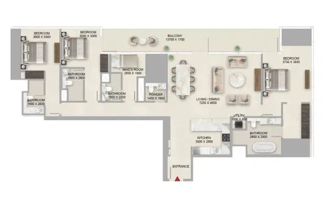 3 Bedroom