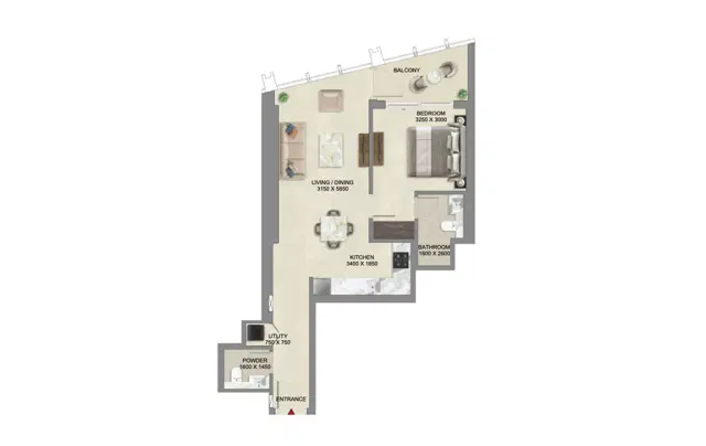 1 Bedroom
