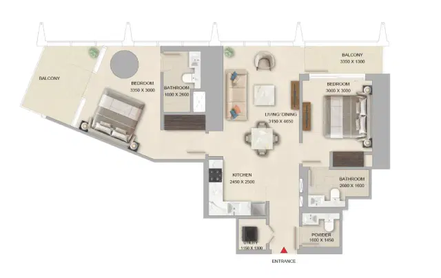 2 Bedroom