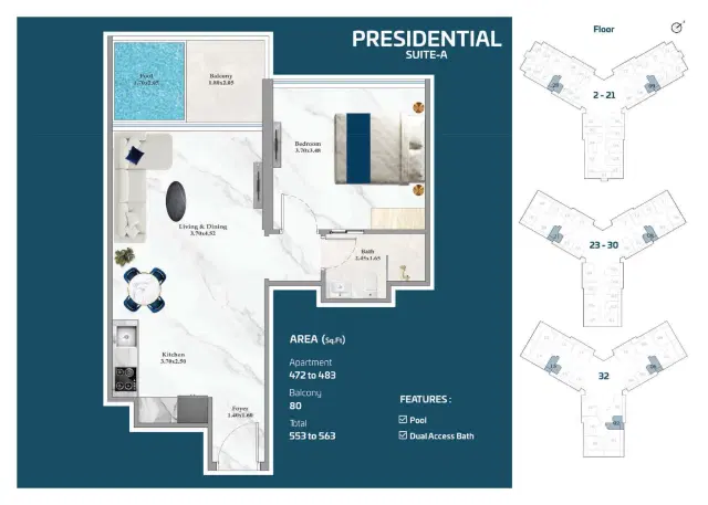 1 Bedroom