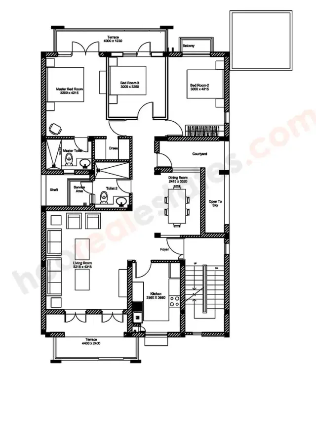 Vatika INXT Floors Gurgaon - 3 BHK Plan