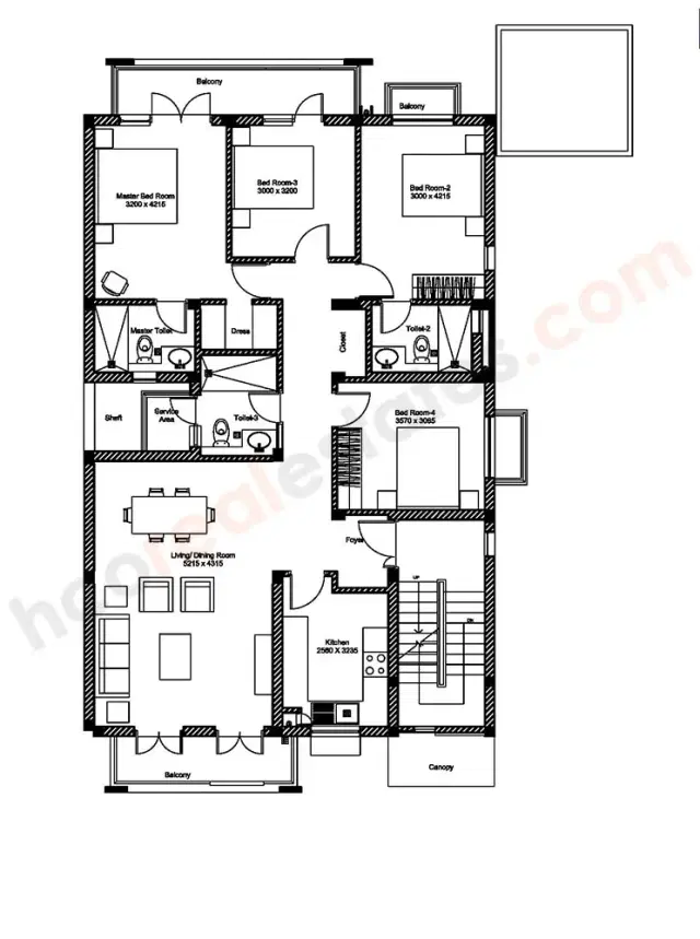 Vatika INXT Floors Gurgaon - 4 BHK Plan