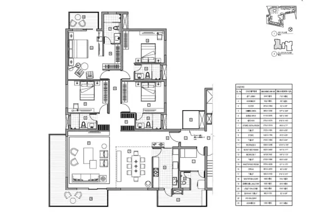 Vatika Sovereign Next Gurgaon - 4 BHK Plan