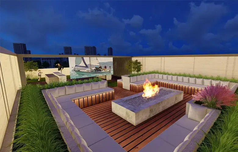 Prestige One Residences Outdoor Seating Area