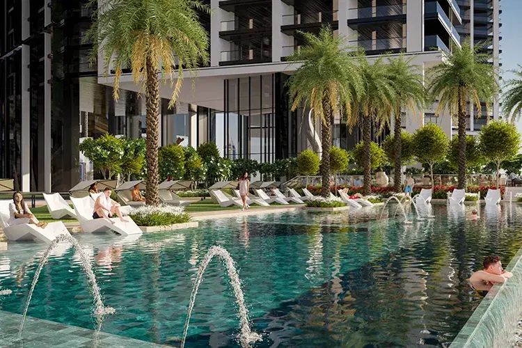 The Mirage at Sobha Central Swimming Pool