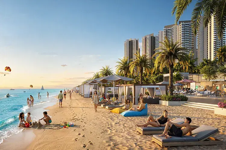 Sunteck Beach Residences Beach Area