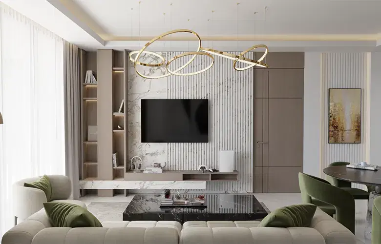 Portside By Samana Developers Living Room