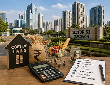 Cost of Living in Sector 53 Gurgaon 2026: What You Actually Pay Every Month