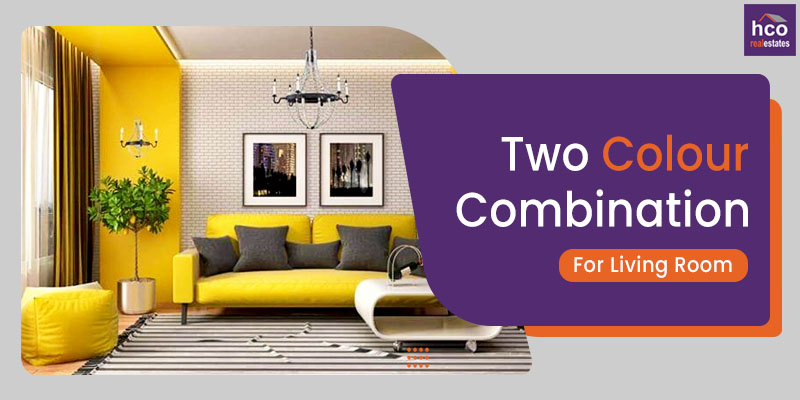 Two Colour Combination For Living Room - Make The Best Choice For Yours