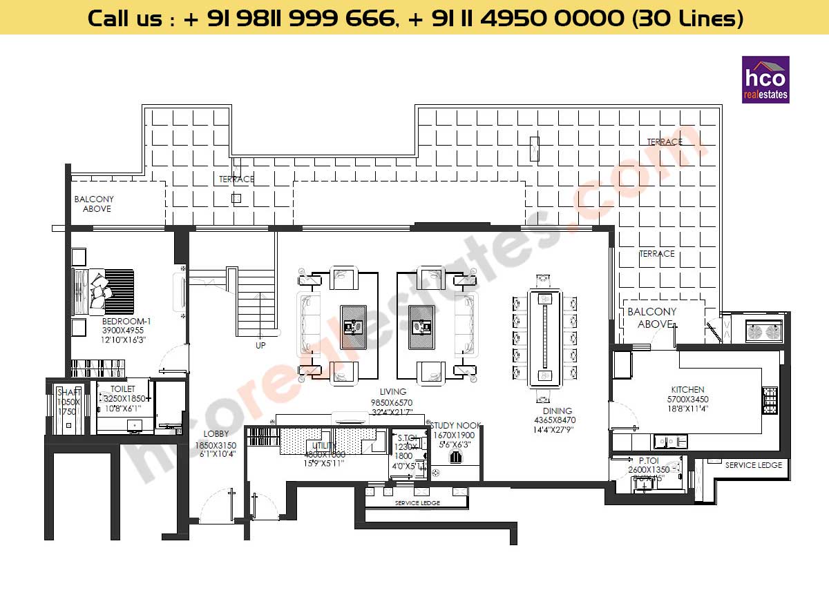 Lower Level Layout : 6137 Sq. Ft