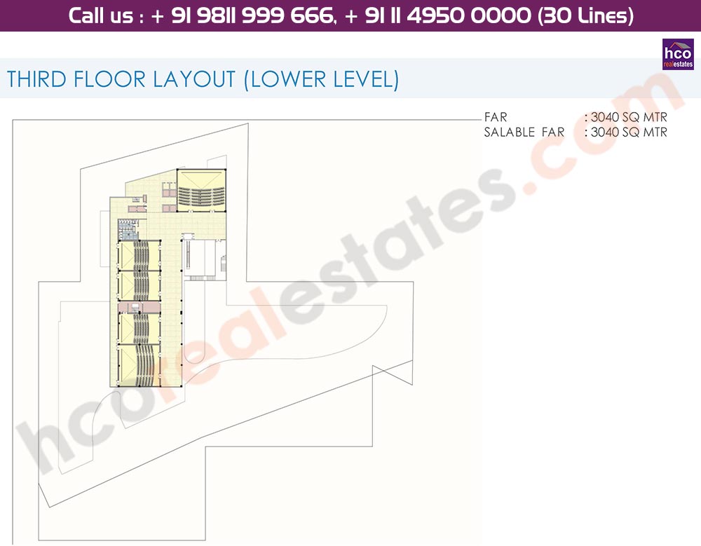 3rd Floor Lower Level Floor Plan