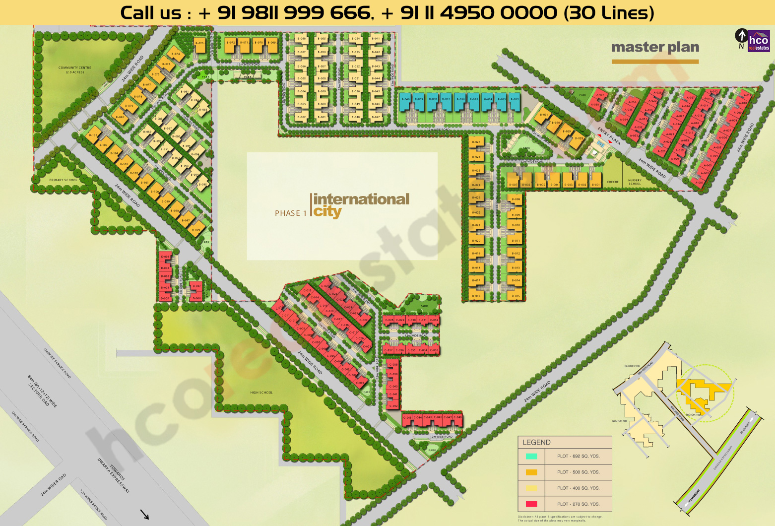 Sobha International City Phase 1 Master Plan