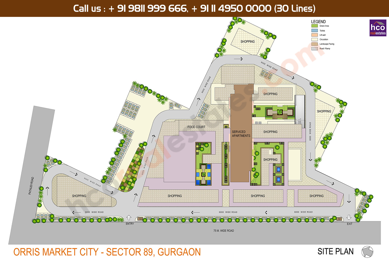 Orris Market City Site Plan