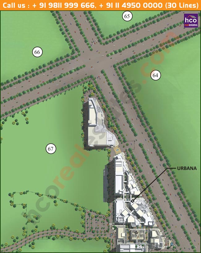 M3M Urbana Site Plan